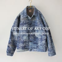 FUNSET OF ART ファンセットオブアート COF IDGバンダナBORO2nd GJKT #indigo 【送料無料】