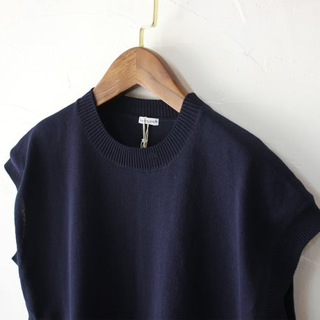 **再入荷** homspun ホームスパン　コットンコードベスト　#ネイビー、ブルー、グレージュ　【送料無料】