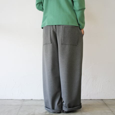 ARTE POVERA アルテポーヴェラ　ポルテックスポンチ2タックワイドパンツ　#ダークグレー