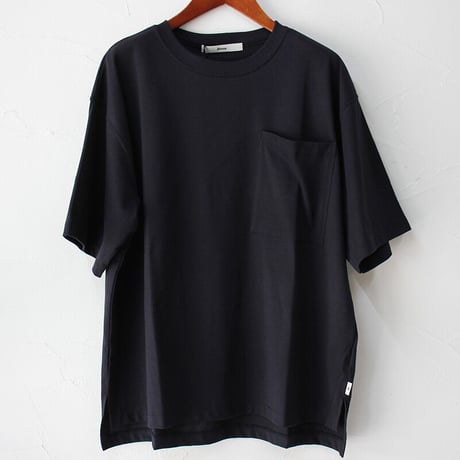 amne アンヌ　ソリッドポケットTシャツ　＃amber , navy