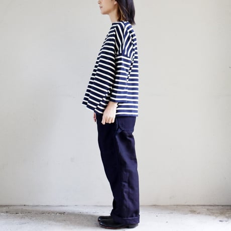 FUNSET OF ART ファンセットオブアート　インディゴキャンバスダブルニーパンツ　#インディゴ