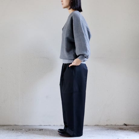 **またまた再入荷** TRAVAIL MANUEL トラバイユマニュアル　コンパクトチノストレッチバームパンツ　#杢グレー、ブラック