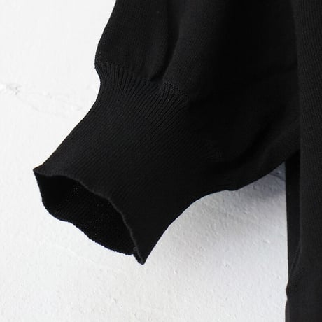 **再入荷** atelier naruse　アトリエナルセ  コットン衿付きニット｜cotton collar knit