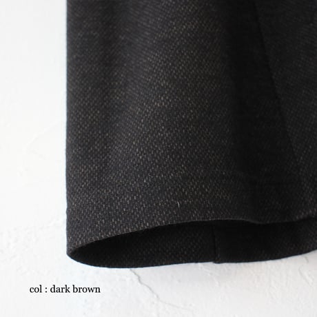 atelier naruse アトリエナルセ　wool jersey one-piece　ウールジャージーワンピース　【送料無料】