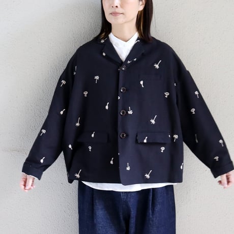 atelier naruse アトリエナルセ　コットンリネンテーラードジャケット cotton linen tailored jacket ～nohara～