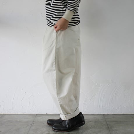 amne アンヌ　LINEN KERSEY belted bonito #Sand , Terracotta 【送料無料】