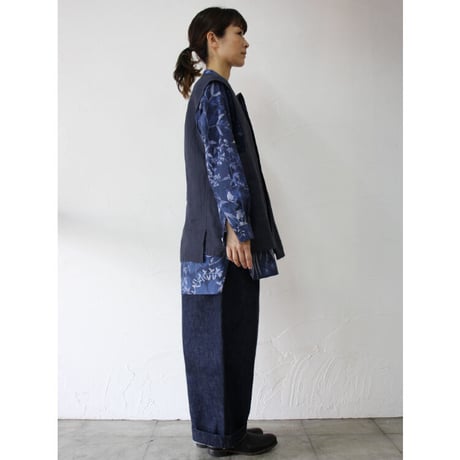 SUSURI ススリ　ディグベスト　#navy , khaki , celadon 　【送料無料】