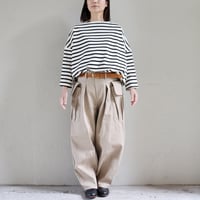 MAGALI マガリ ガーメントダイ・コットンレース・サイドボタンスカート