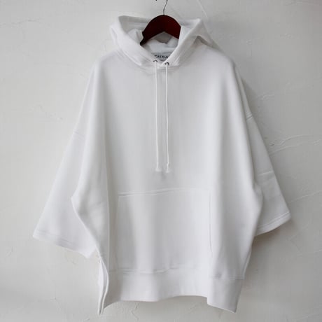 CAERULA カエルラ　TC sweat BIG hoodie 裏起毛スウェットBIGパーカー  #ホワイト、ブラック　【送料無料】