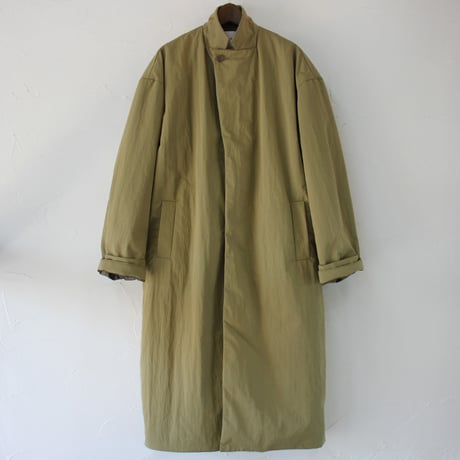 CAERULA PER LIGHTS カエルラ　C/Nウェザー中綿コート　#ブラック、ベージュ