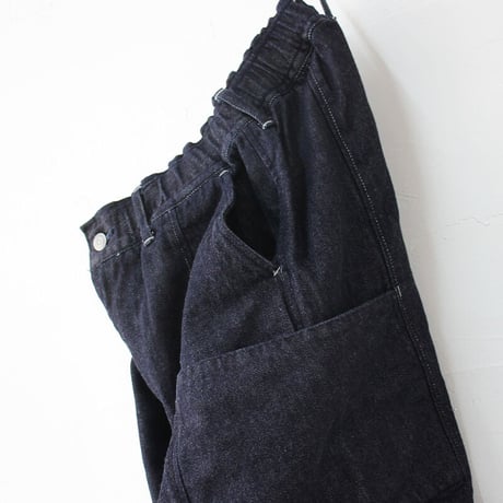 **再入荷** sasanqua by trees サザンカバイツリーズ　10ozカツラギデニムハイドシームトラウザー　#アイボリー、インディゴ　【送料無料】