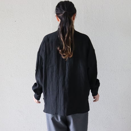 SUSURI ススリ　ハルシャツ　＃off white , black　【送料無料】