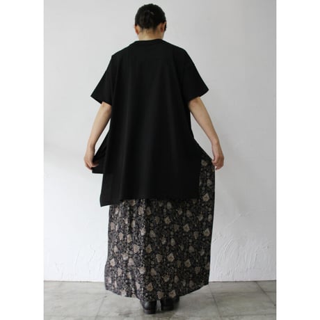 TRAVAIL MANUEL トラバイユマニュアル　フェア天竺ルークTシャツ　#ホワイト、ブラック