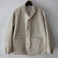 ASEEDONCLOUD アシードンクラウド　Foggy wool Sankayo jacket #off white 【送料無料】