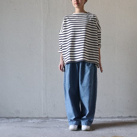**またまたまた再入荷** LinenYa リネンヤ　デラヴェボーダー長袖Tシャツ　【送料無料】