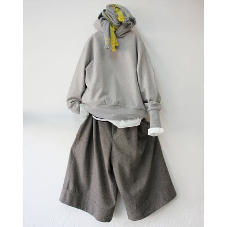 **またまた再入荷** Linenya リネンヤ　コットンスウェットドルマンパーカー　#TOPグレー