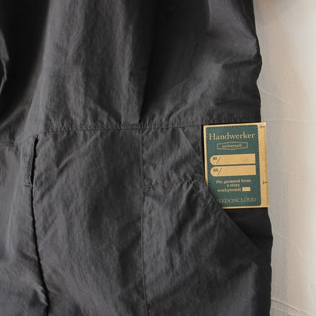 ASEEDONCLOUD アシードンクラウド HandWerker jumpsuit #black