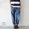 **またまたまた再入荷** sasanqua by trees Loose Tapered Denim ルーズテーパードデニム　#3year Wash【送料無料】