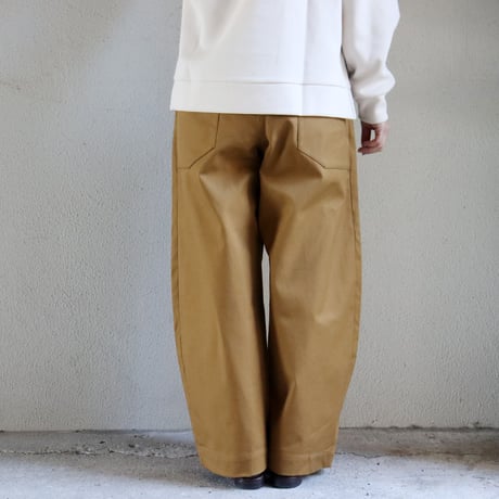 **再々入荷** ASEEDONCLOUD アシードンクラウド　HandWerker　ハンドベイカーワイドトラウザー　#キャメル