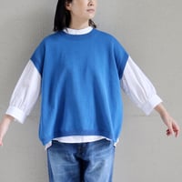 **再入荷** homspun ホームスパン　コットンコードベスト　#ネイビー、ブルー、グレージュ　【送料無料】