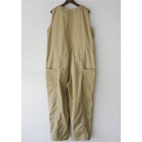 sasanqua by trees サザンカバイツリーズ　Hide seam work all ハイドシームワークオール　#IVORY,BEIGE