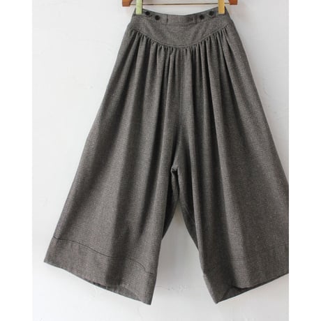 SUSURI ススリ　ピザントパンツ　#smoky brown　【送料無料】