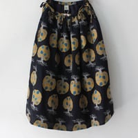 tutaee 傳 SKAAAAt-JA　ジャガードスカート　#ベージュ、ネイビー　【送料無料】