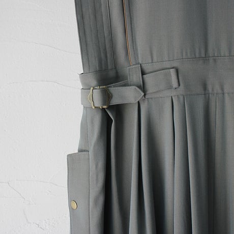 ASEEDONCLOUD アシードンクラウド　Hiraeth wool chambrey Hiraeth work coat ＃Light  green
