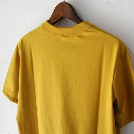TRAVAIL MANUEL トラバイユマニュアル　クラシック天竺ノームTシャツ　#ホワイト、ブラック、マスタード、ネイビー、モカ、ピンク