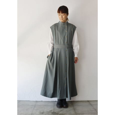 ASEEDONCLOUD アシードンクラウド　Hiraeth wool chambrey Hiraeth work coat ＃Light  green