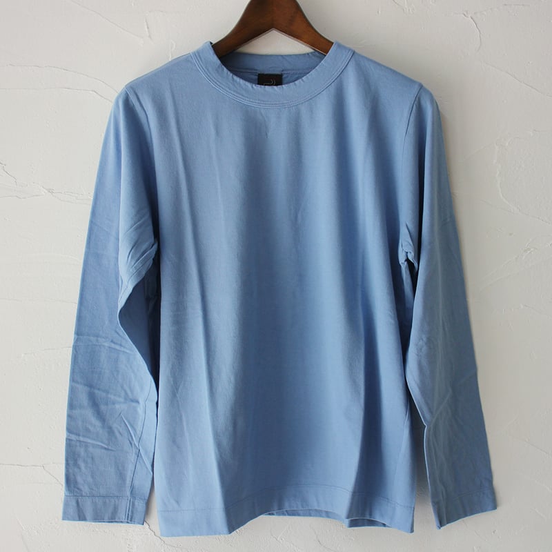 再入荷** homspun ホームスパン 30/1天竺長袖Tシャツ ♯サラシ