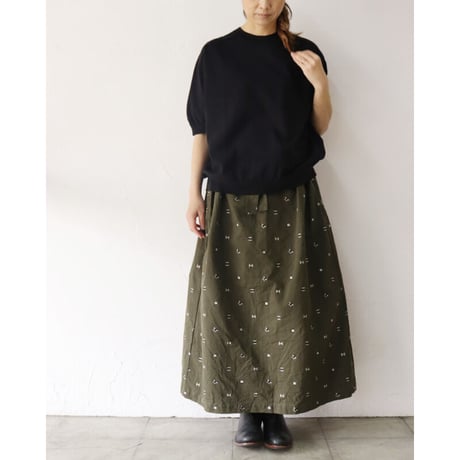 **またまたまた再入荷** LinenYa リネンヤ　as it is.　コットンクルーネック半袖ニット