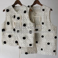 ASEEDONCLOUD アシードンクラウド blooming cloth garden instrumentalist vest #off white
