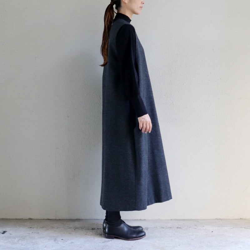 atelier naruse アトリエナルセ cotton&wool herring-bon