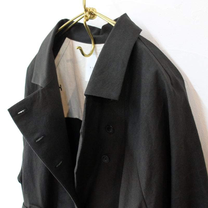 MAGALI マガリ　トレンチコート MAGALI マガリ コットンリネンアンティークキャンバストレンチ