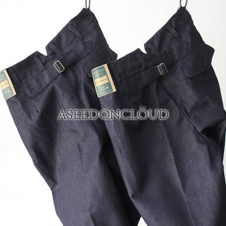 ASEEDONCLOUD アシードンクラウド HandWerker Slacks 綿麻デニムスラックス　#インディゴ