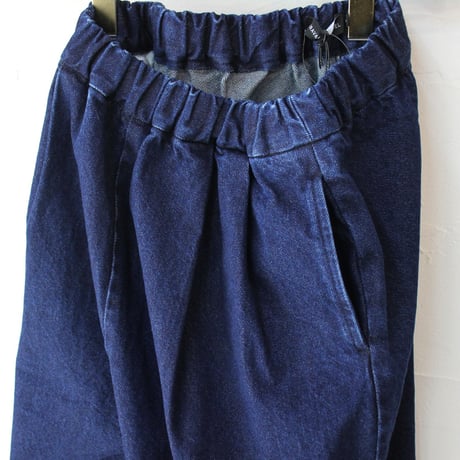TRAVAIL MANUEL トラバイユマニュアル　オープンエンドデニムバームパンツ　#INDIGO　【送料無料】
