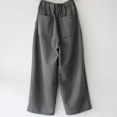 ARTE POVERA アルテポーヴェラ　ポルテックスポンチ2タックワイドパンツ　#ダークグレー