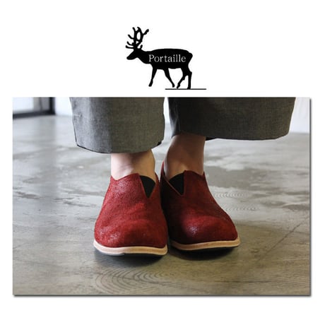超美品】Portaille ポルタユ スエード 革靴 ネイビー - メルカリ