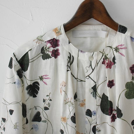 ASEEDONCLOUD アシードンクラウド　Tree worship print Jyunreika shirts #オフホワイト