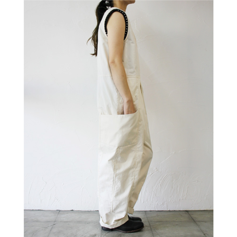 sasanqua by trees サザンカバイツリー　カバーオール sasanqua by trees サザンカバイツリーズ Hide seam work all