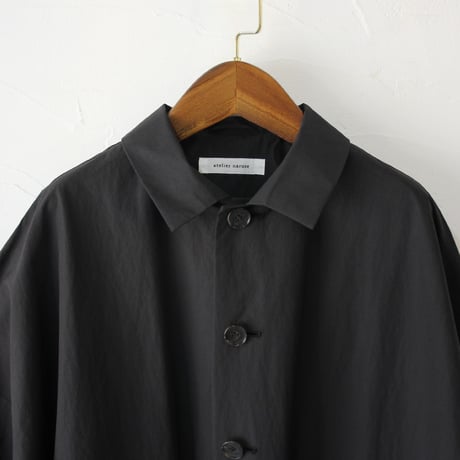 **再入荷** atelier naruse アトリエナルセ　コットンナイロンタフタフーデットコート　cotton nylon taffeta hooded coat