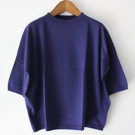 **新色追加・またまたまた再入荷** LinenYa リネンヤ as it is. コットンボートネック5分袖ニット　【送料無料】