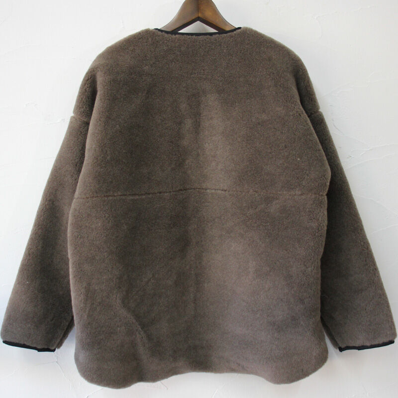 mao made マオメイド ベアーボアジップジャケット #グレージュ、モカ 