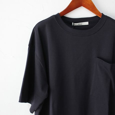 amne アンヌ　ソリッドポケットTシャツ　＃amber , navy