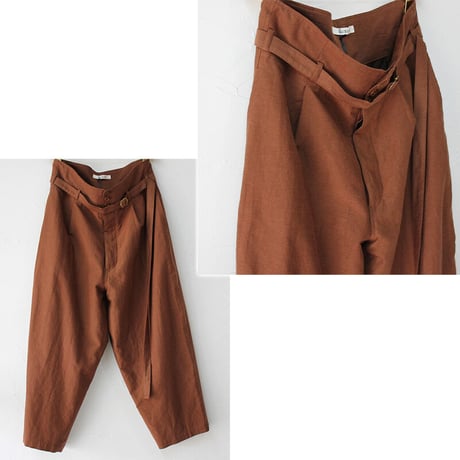 SUSURI　ススリ　ペコラパンツ　＃brown,black 【送料無料】