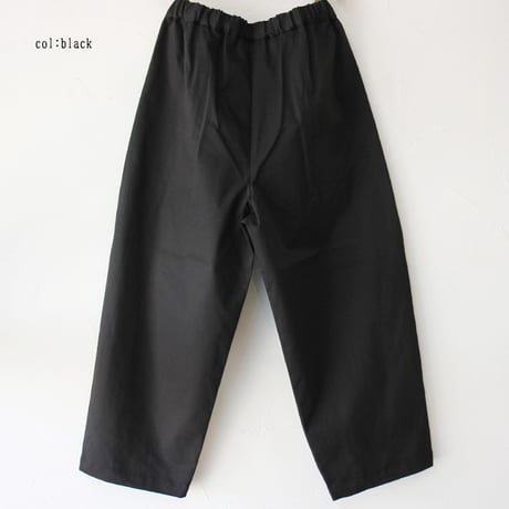 **またまた再入荷** TRAVAIL MANUEL トラバイユマニュアル　コンパクトチノストレッチバームパンツ　#杢グレー、ブラック