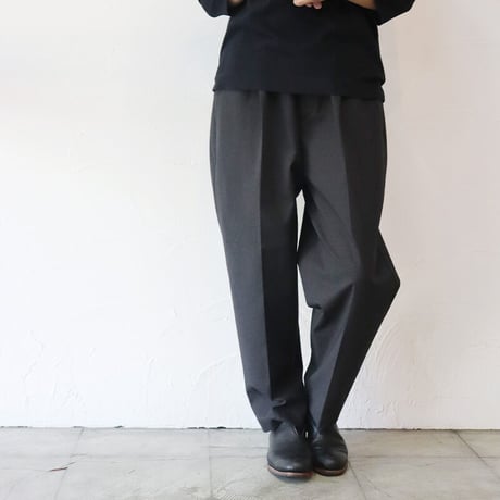 TRAVAIL MANUEL トラバイユマニュアル　T/Rツイルズートパンツ　#チャコールグレー、ブラック　【送料無料】