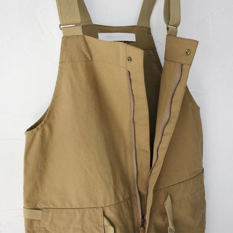 ASEEDONCLOUD アシードンクラウド　Oiled sail cotton Shared work wader　#camel　【送料無料】