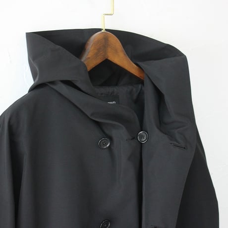 **S u K i M a -スキマ-別注** TRAVAIL MANUEL トラバイユマニュアル　ライトグログラン60/40クロスボタンパーカー　#ブラック　【送料無料】